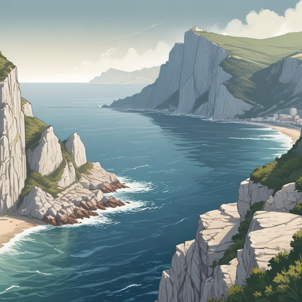 Evolution of borders around Gibraltar