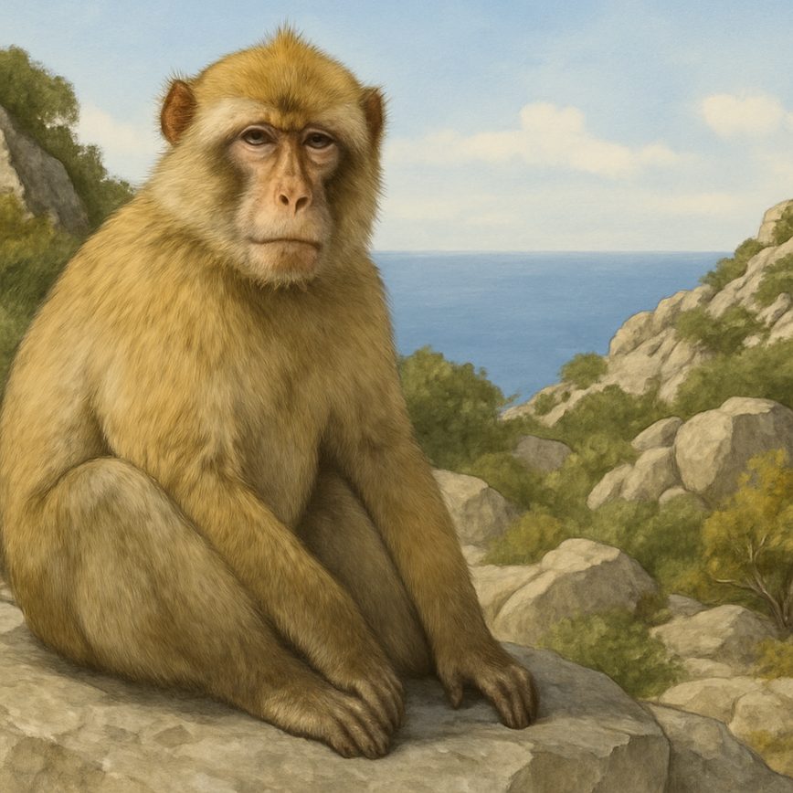 Barbary macaques of Gibraltar history