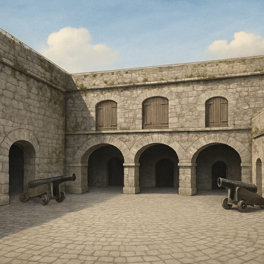 Casemates Square history