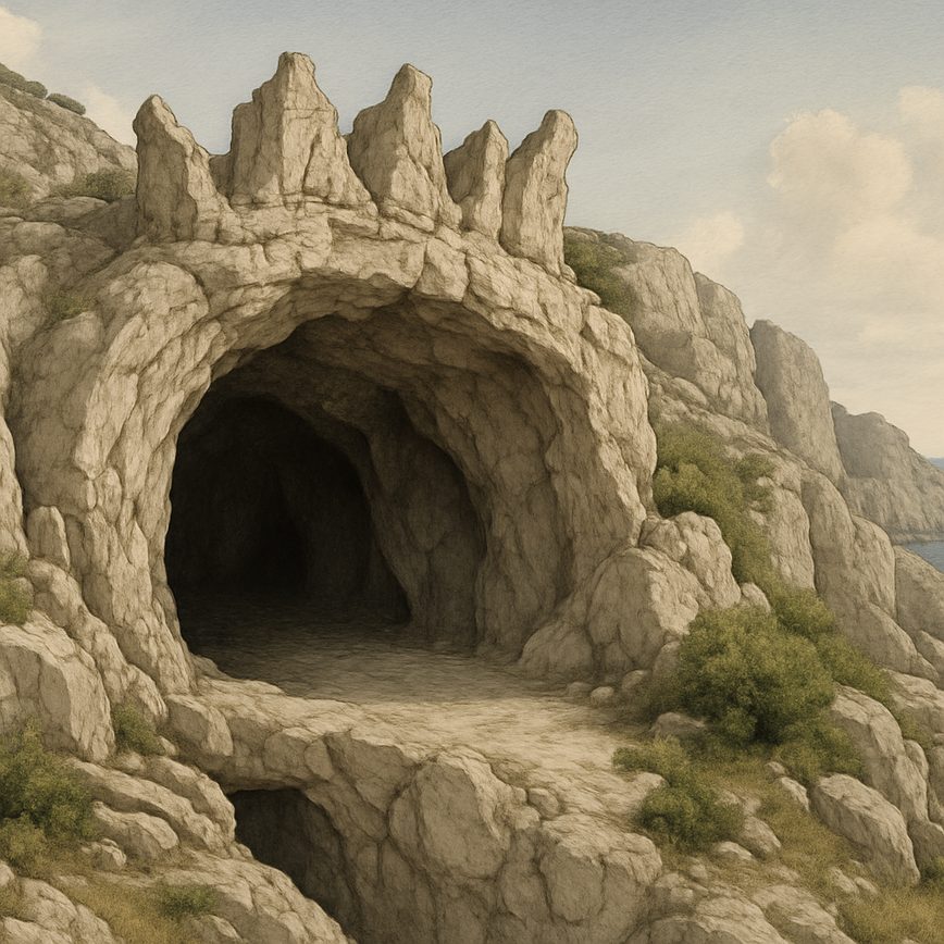 Nefertiti’s Crown cave Gibraltar