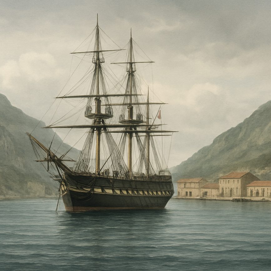 Rosia Bay naval history