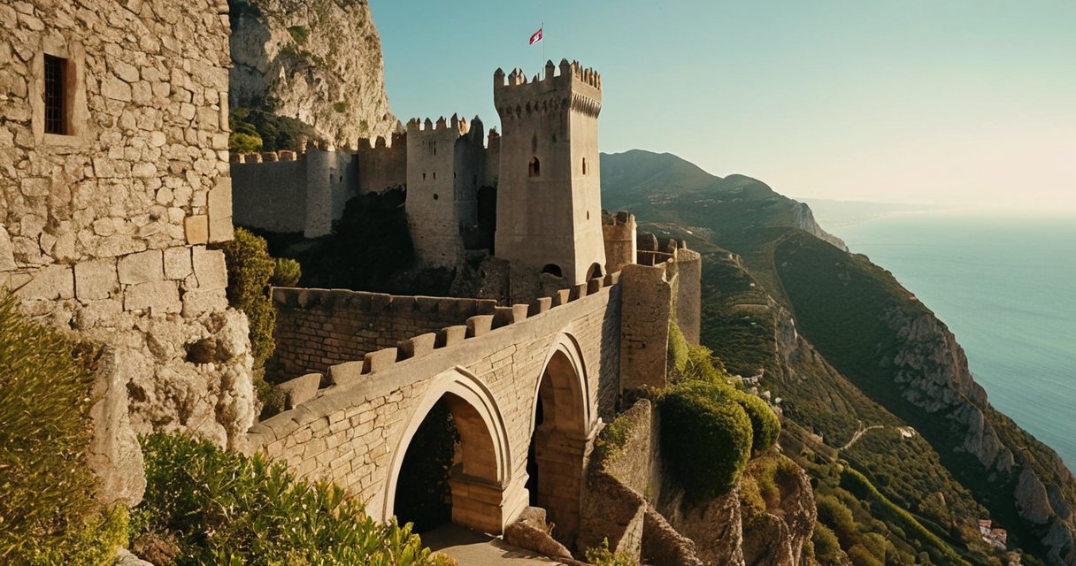 Moorish Castle Gibraltar historical facts — Key Architectural Features of the Moorish Castle
